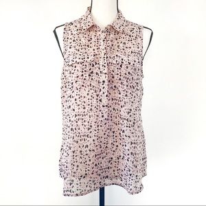2/$20 Banana Republic button down sleeveless tank